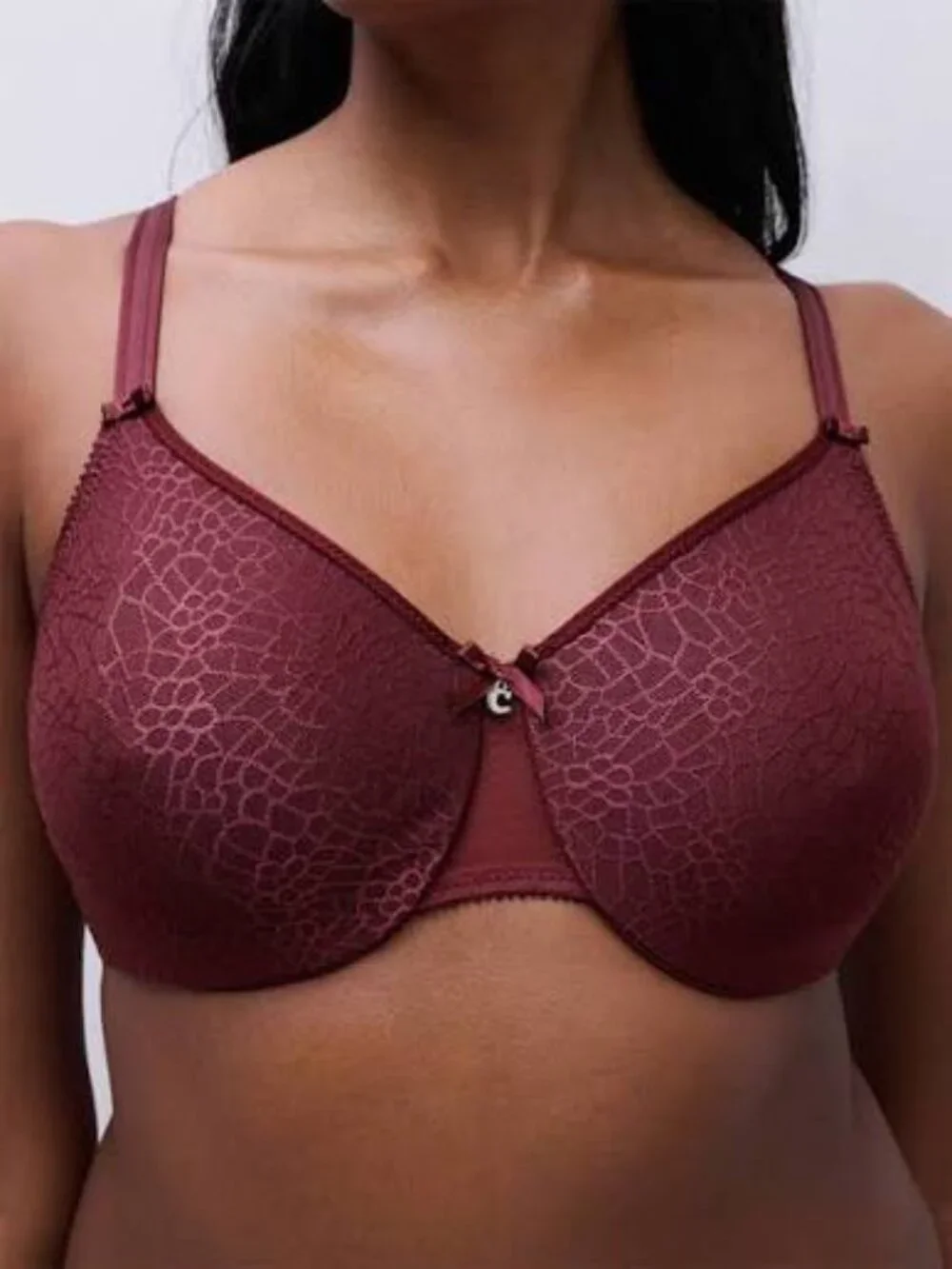 NWT Chantelle C Magnifique Seamless Unlined Minimizer Sienna Bras